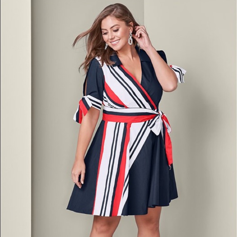 COLD SHOULDER SHIRT DRESS